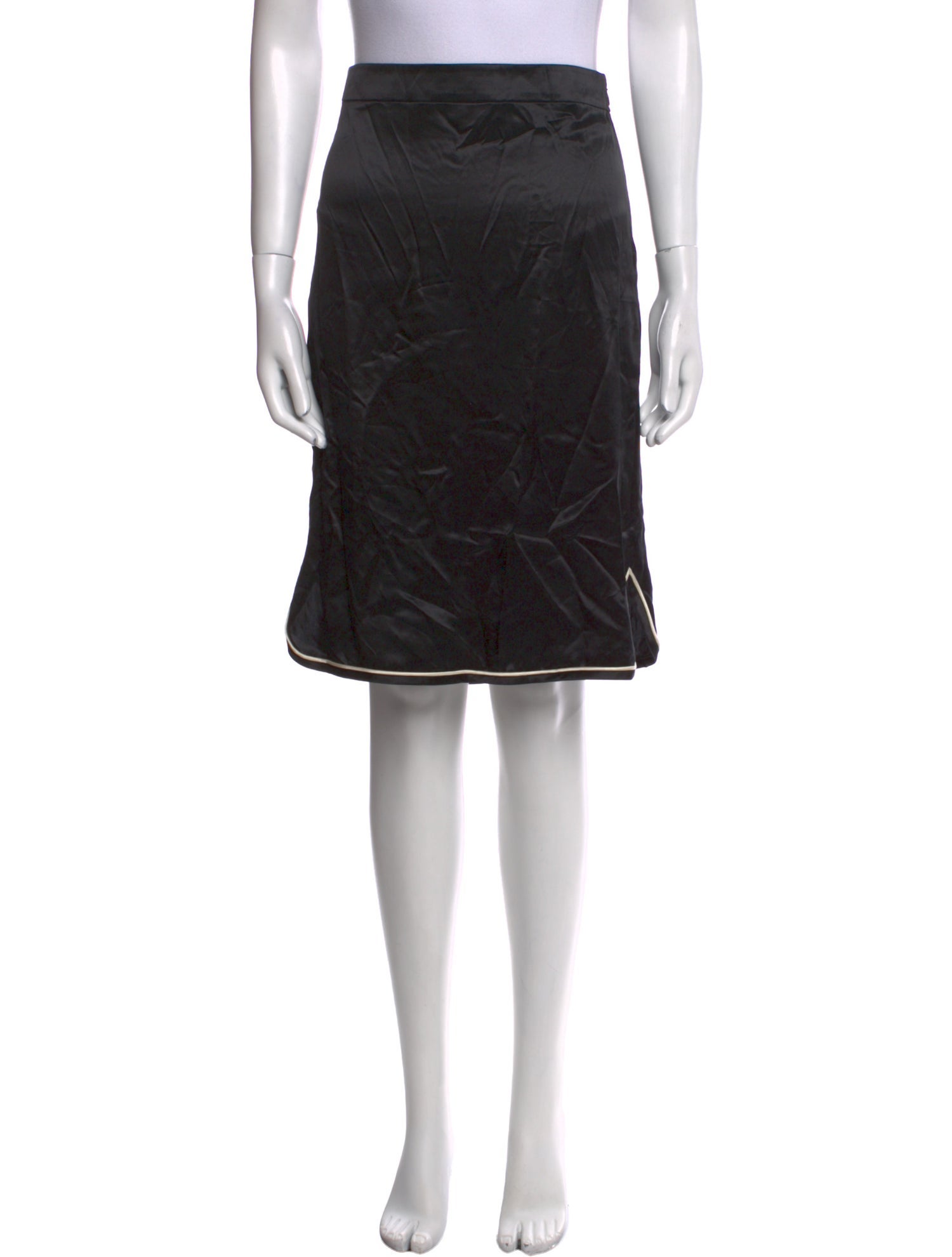 Vivienne Tam Silk Knee-Length Skirt