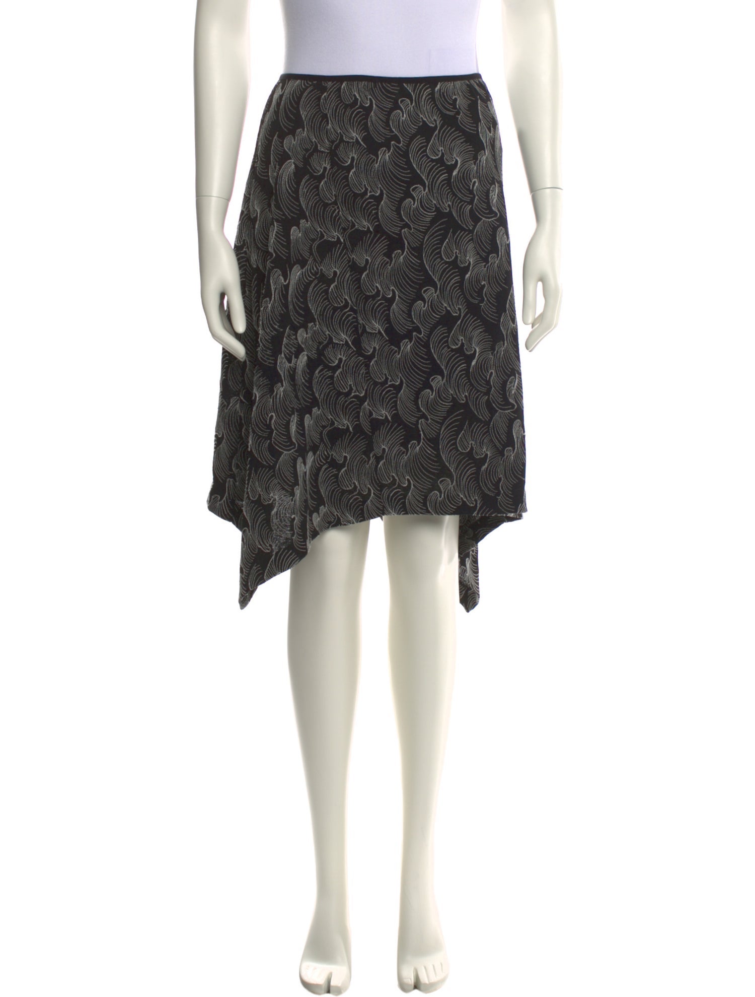 Vivienne Tam Printed Knee-Length Skirt