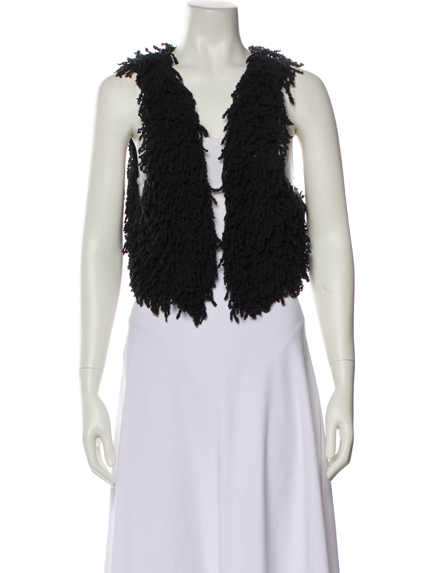 Vivienne Tam Open Front Sweater