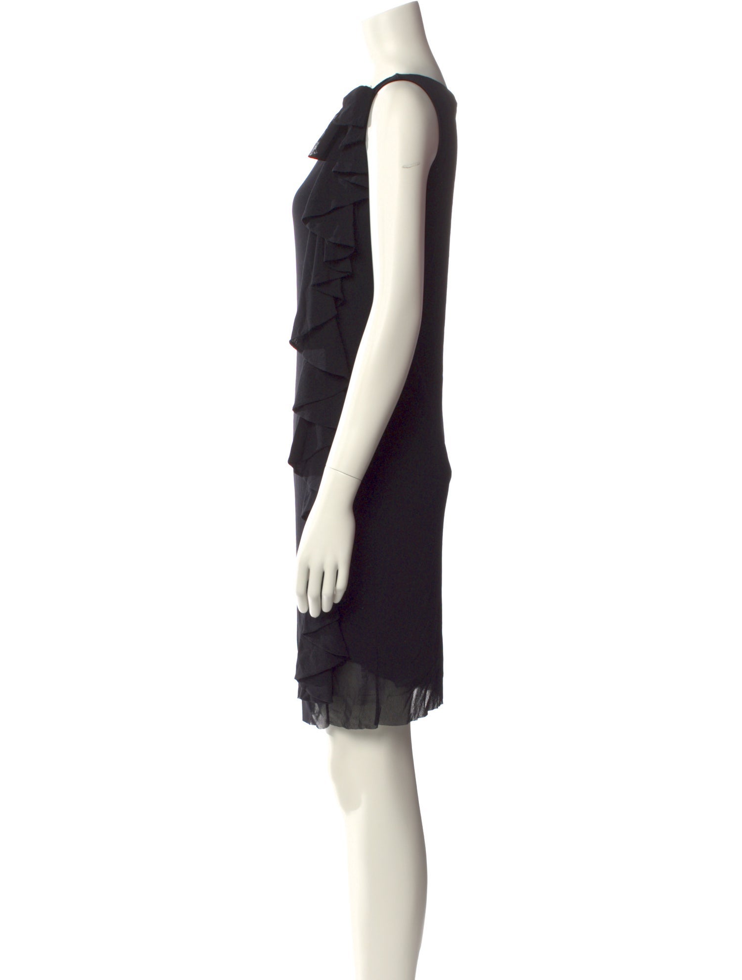 Vivienne Tam Bateau Neckline Mini Dress