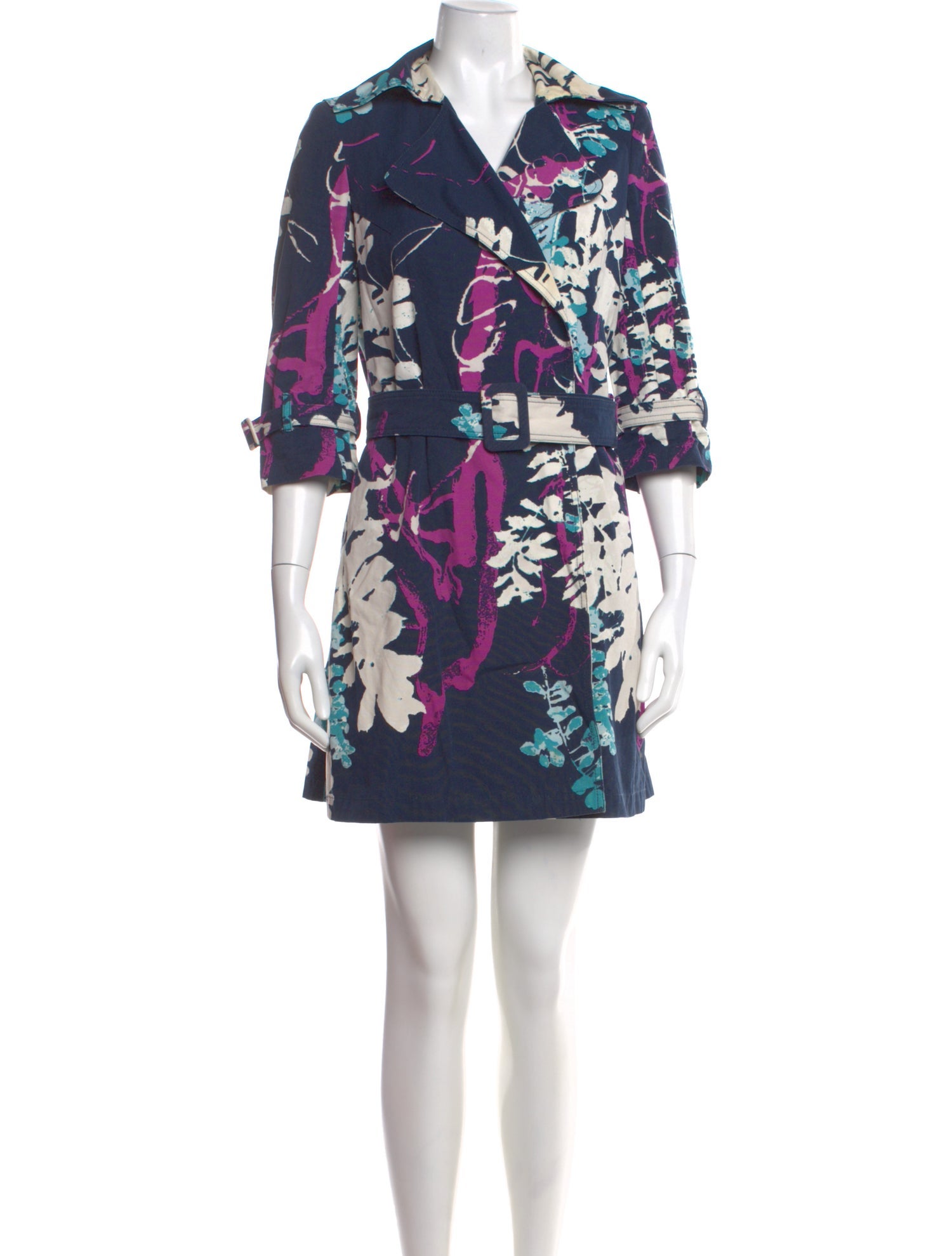 Vivienne Tam Floral Print Mini Dress