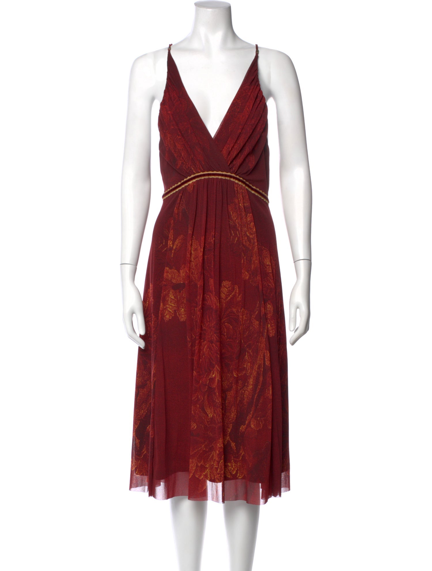 Vivienne Tam Printed Midi Length Dress