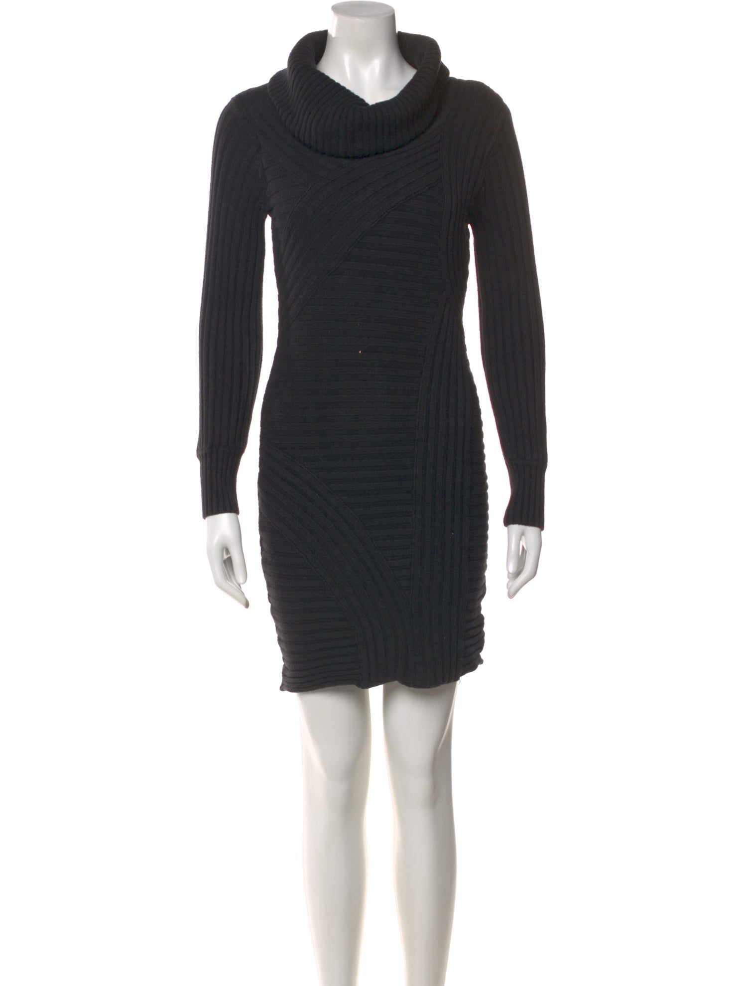 Vivienne Tam Turtleneck Mini Dress
