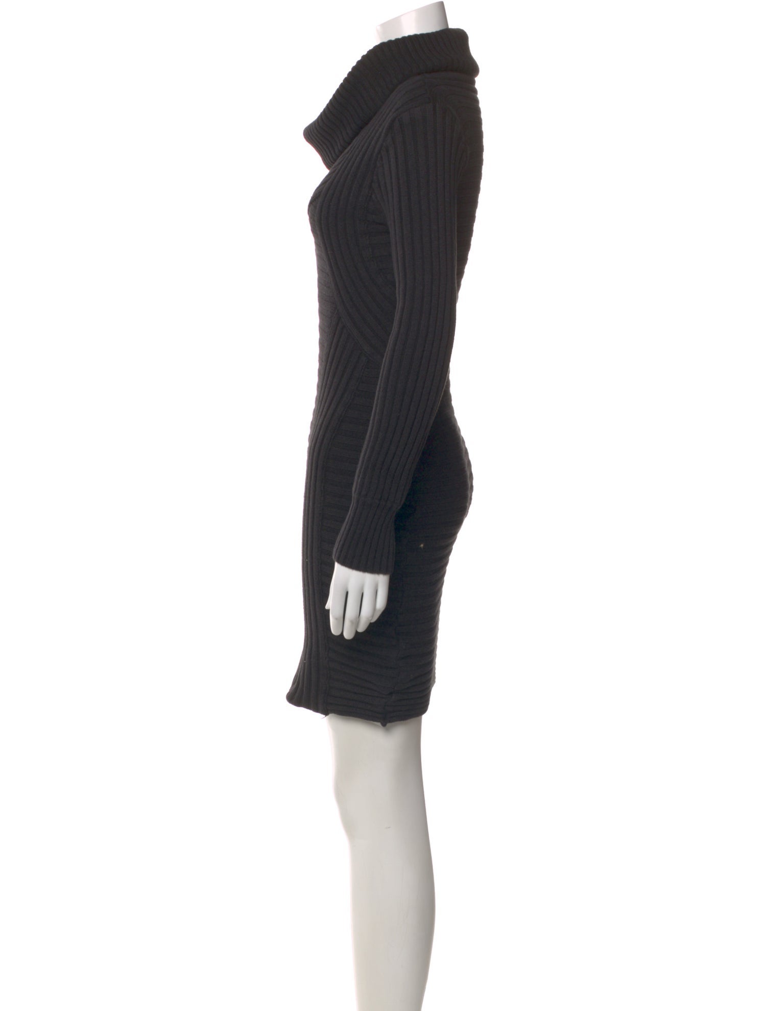 Vivienne Tam Turtleneck Mini Dress