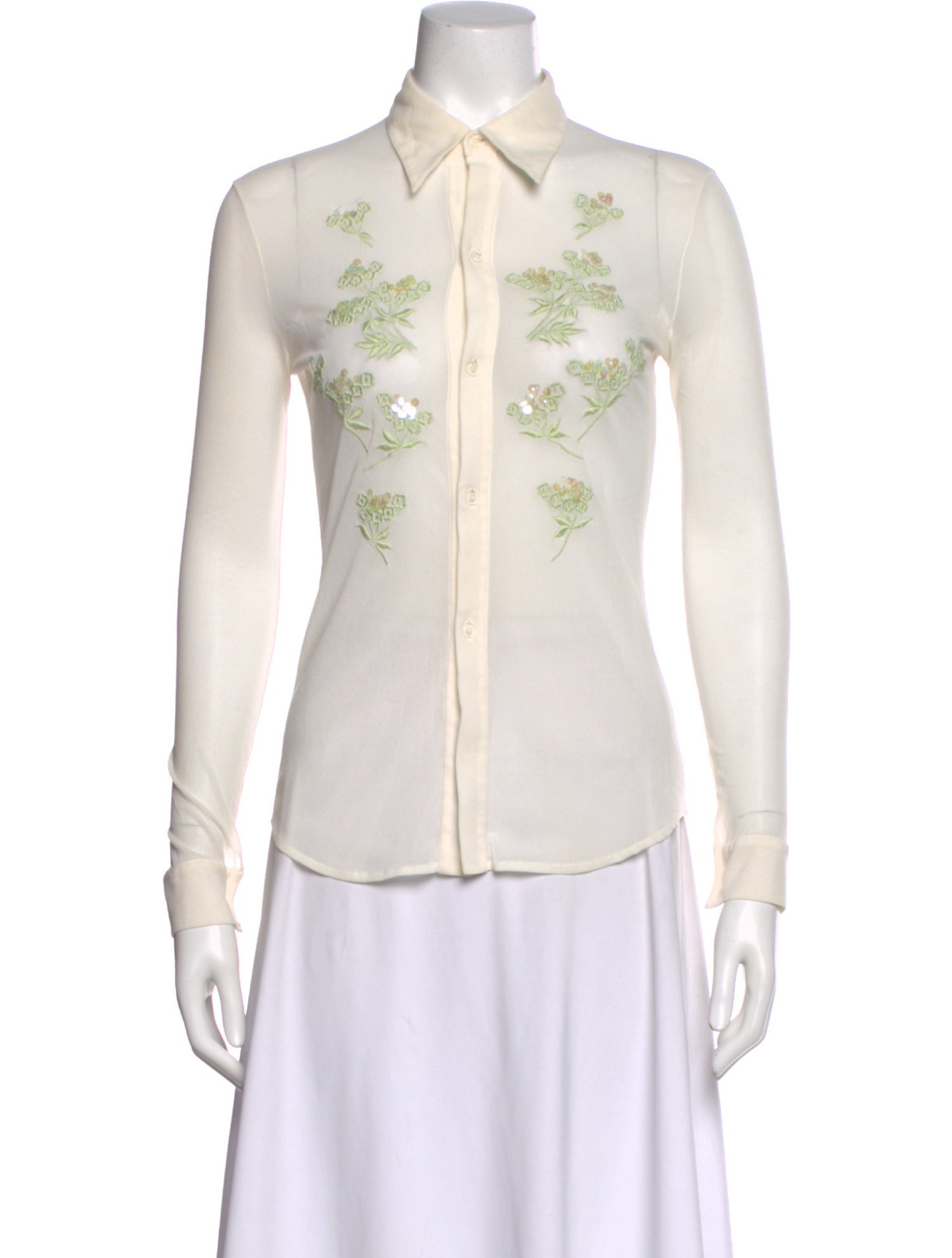 Vivienne Tam Vintage Floral Print Blouse