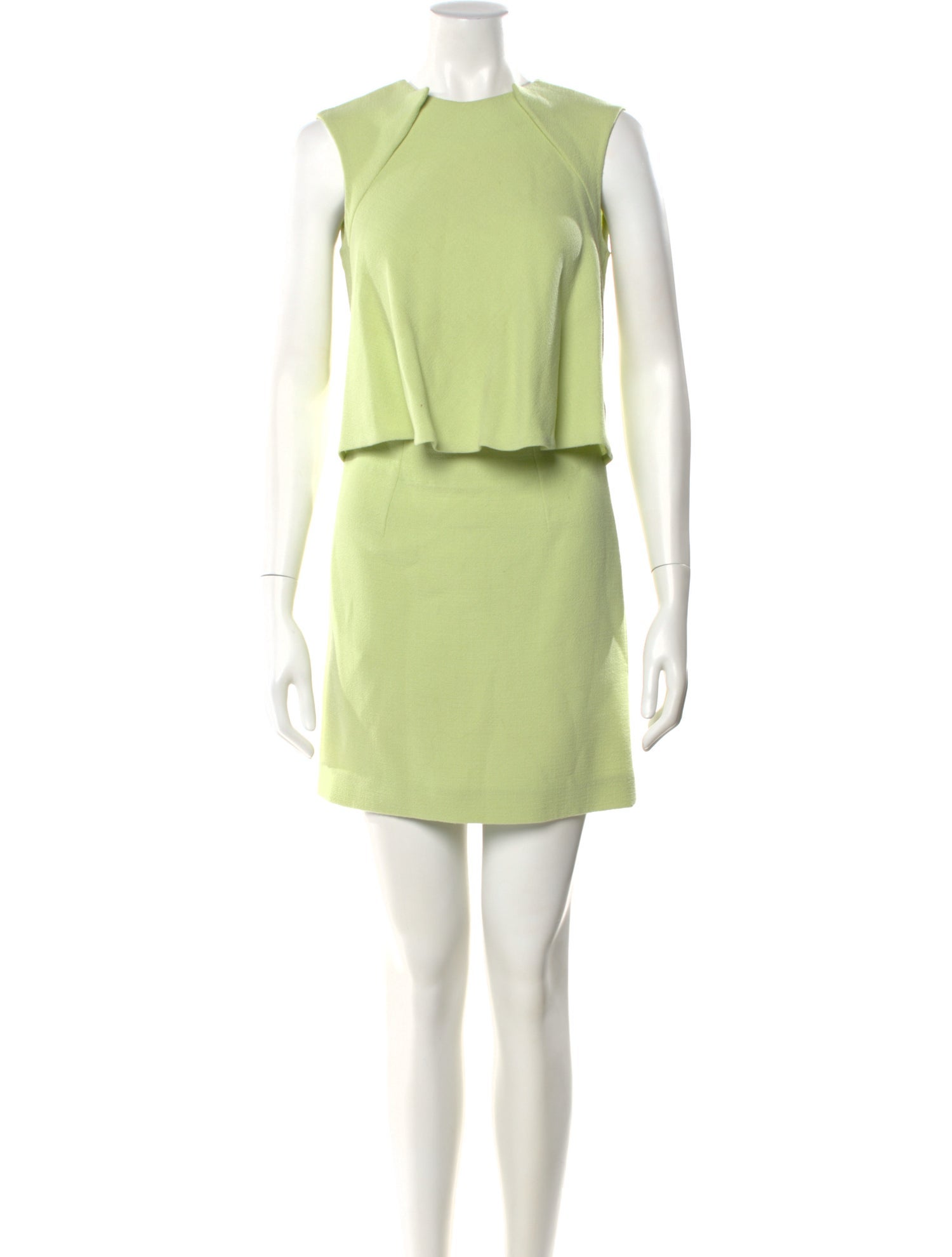 Vivienne Tam Crew Neck Mini Dress