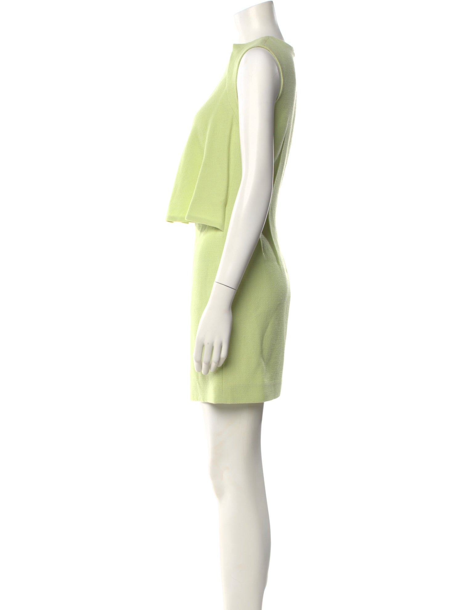 Vivienne Tam Crew Neck Mini Dress