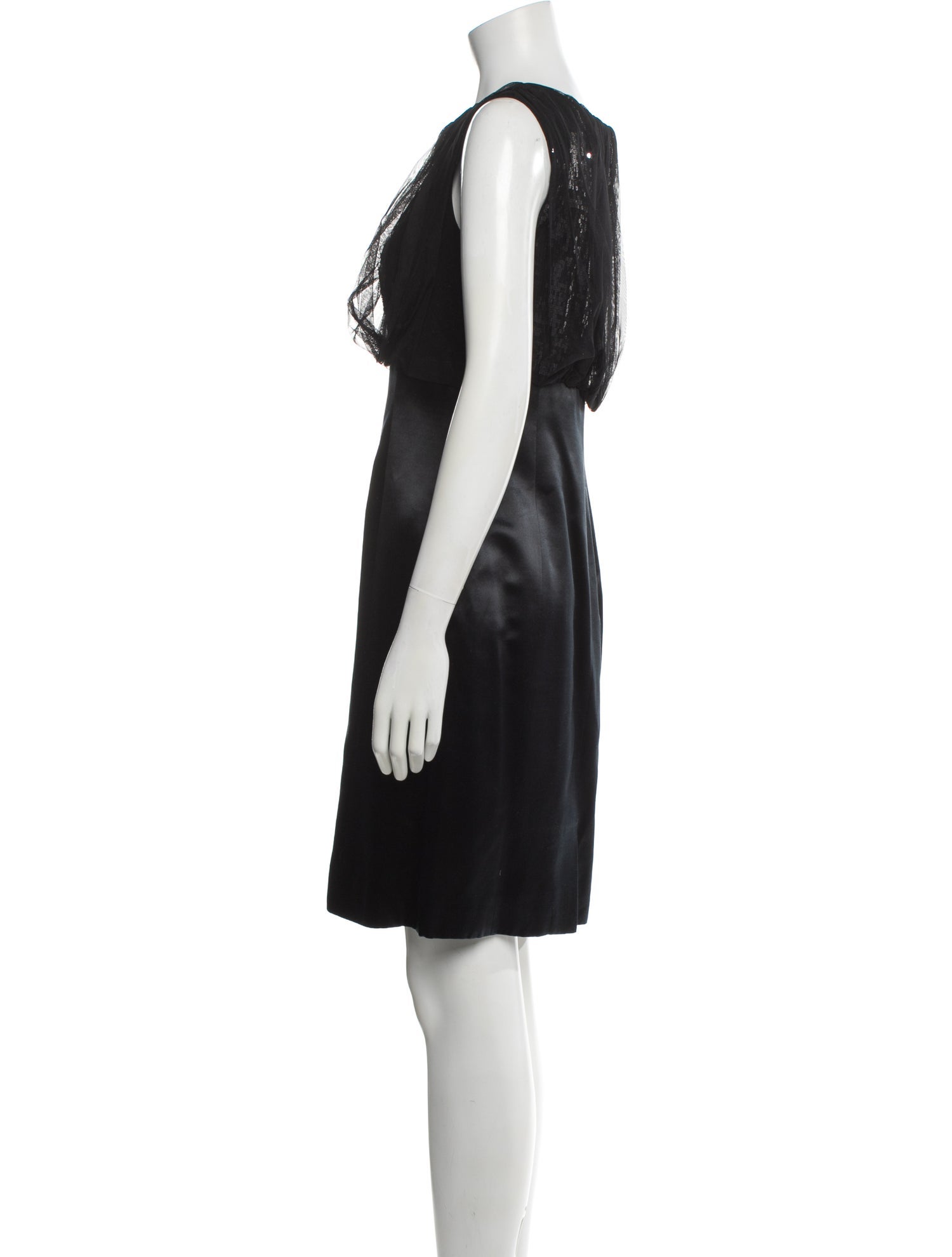 Vivienne Tam Bateau Neckline Knee-Length Dress