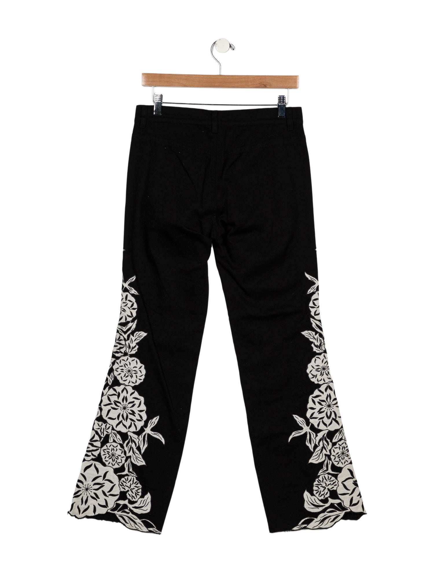 Vivienne Tam Mid-Rise Wide Leg Jeans