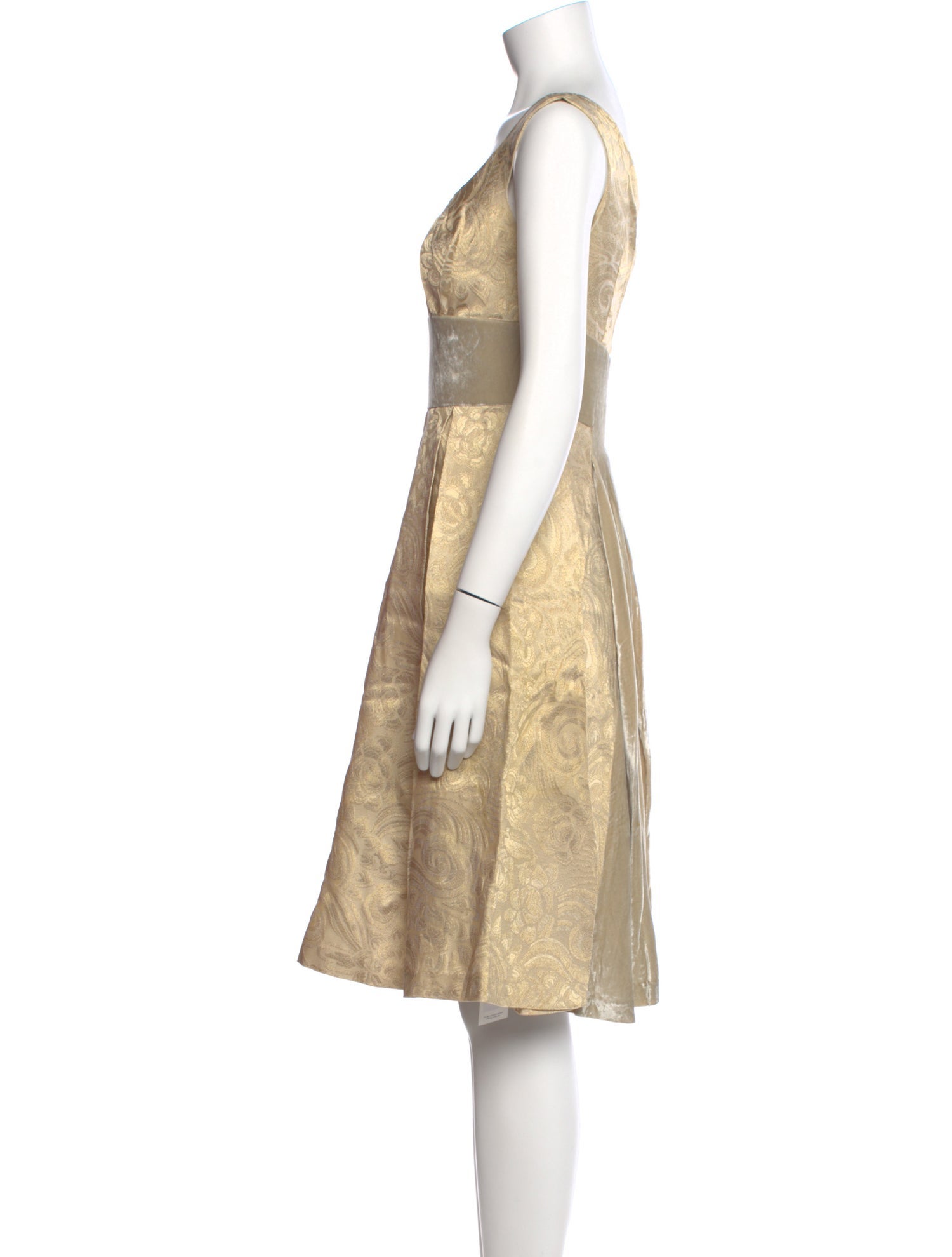 Vivienne Tam Printed Knee-Length Dress