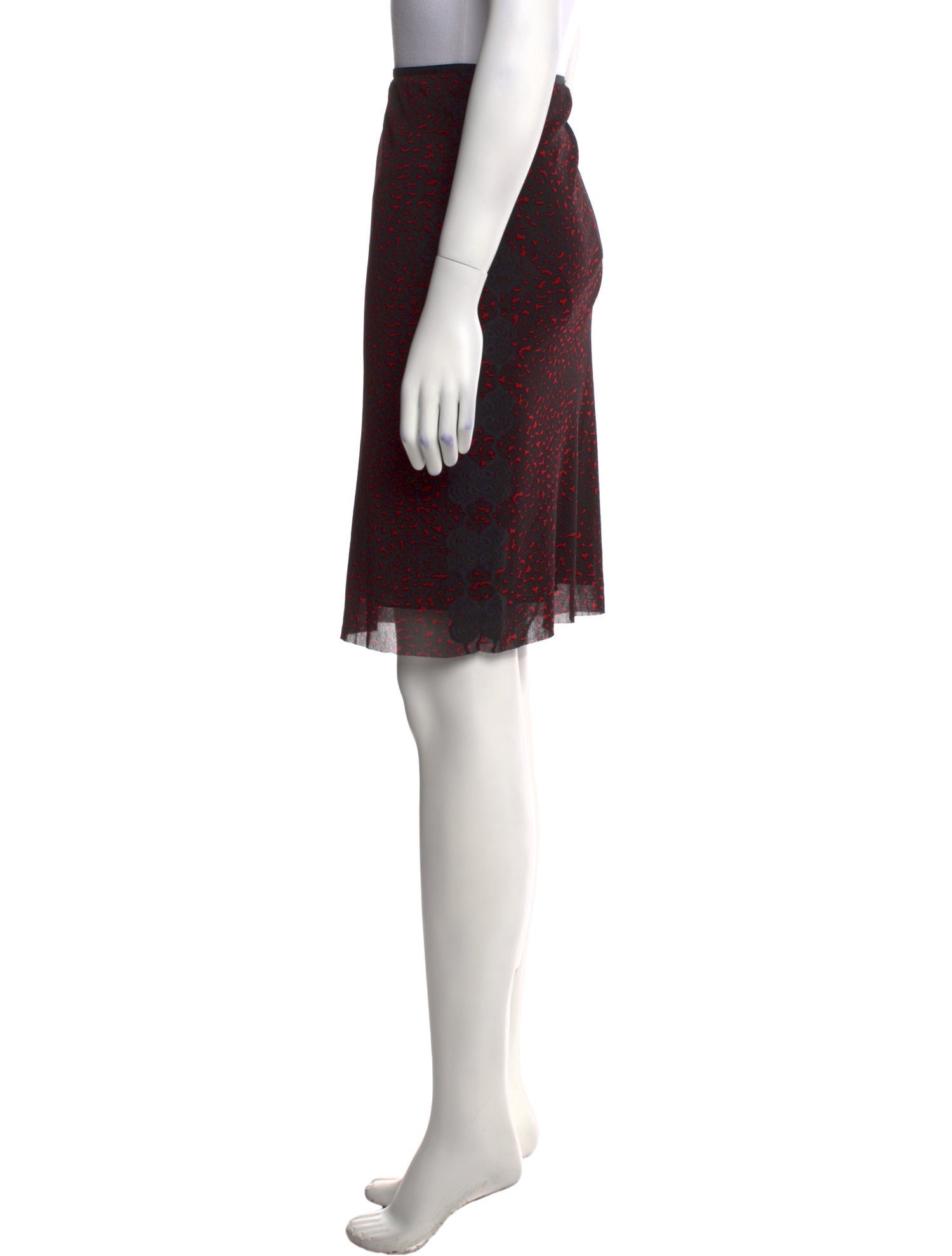 Vivienne Tam Vintage Knee-Length Skirt