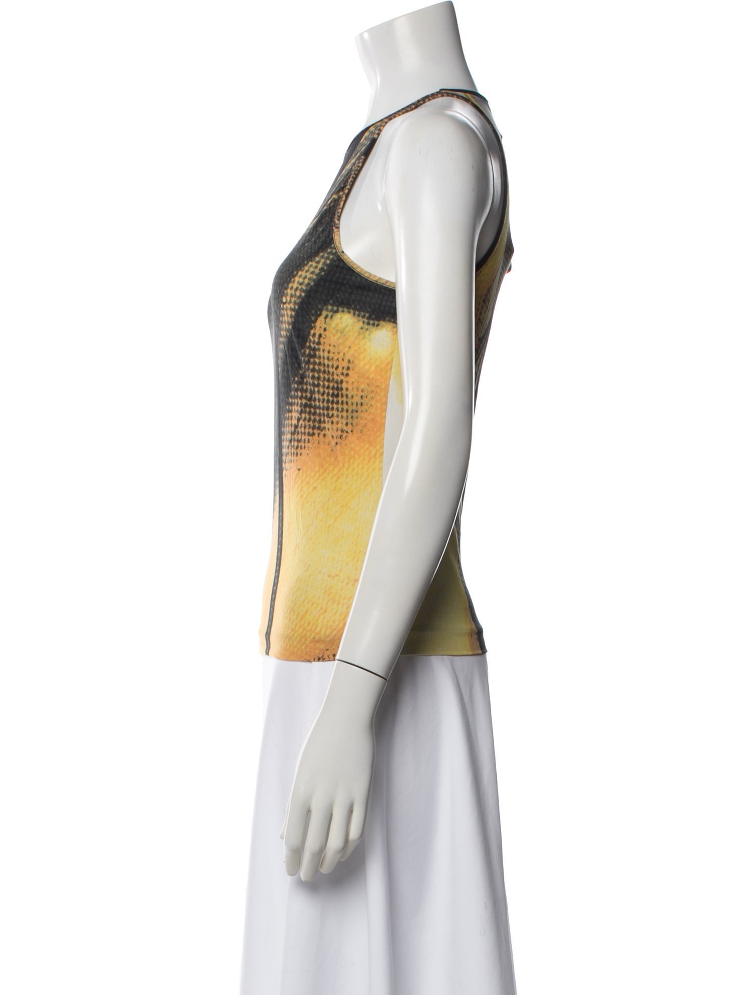 Vivienne Tam Nylon Printed Top