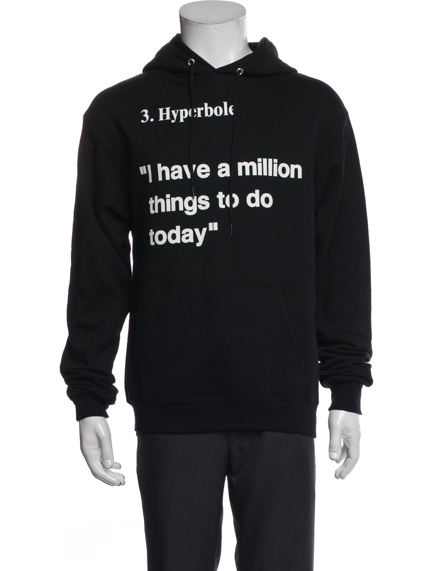 Virgil Abloh x MCA Graphic Print Crew Neck Hoodie