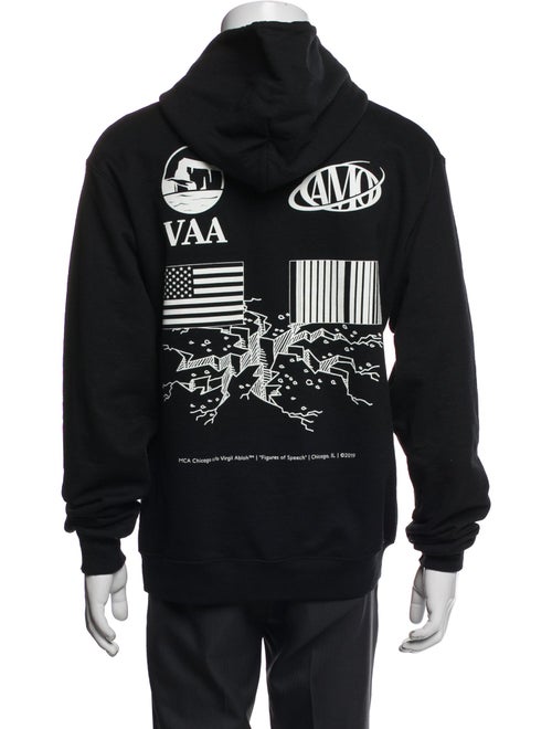 Virgil Abloh x MCA Graphic Print Crew Neck Hoodie