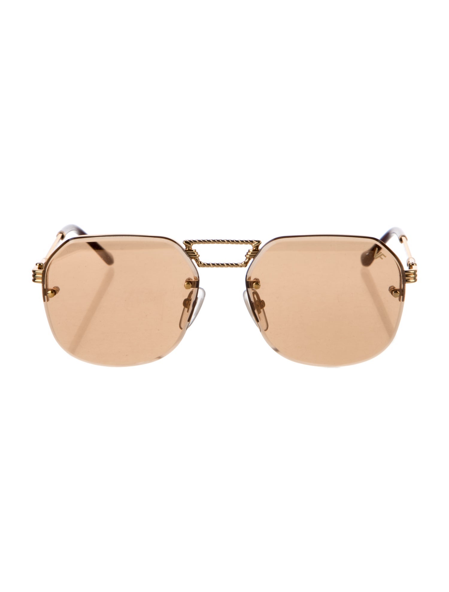Vintage Frames by Corey Shapiro Aviator Tinted Sunglasses