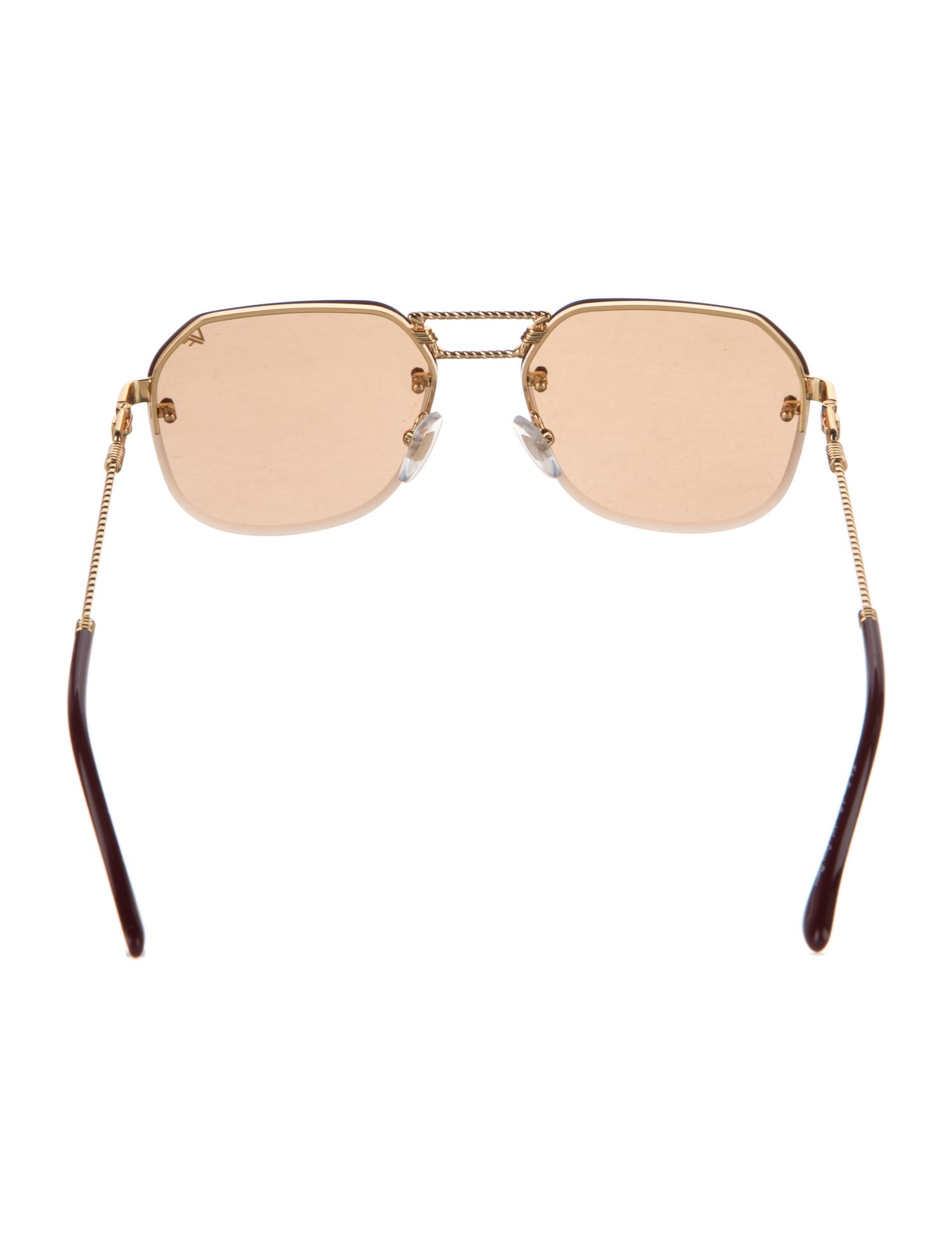 Vintage Frames by Corey Shapiro Aviator Tinted Sunglasses