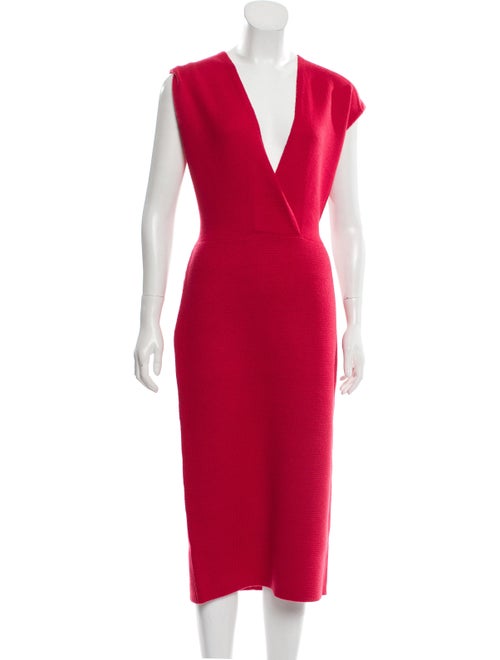 Victor Glemaud Wool Midi Length Dress Wool