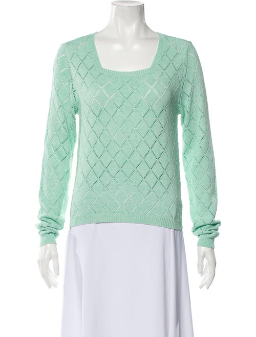 Victor Glemaud 2020 Scoop Neck Sweater Green