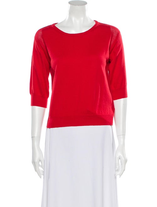 Victor Glemaud 2020 Scoop Neck Sweater Red