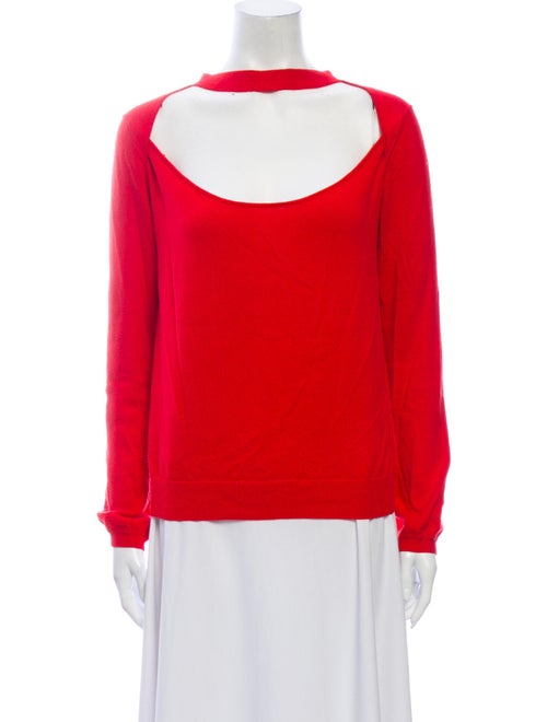 Victor Glemaud Scoop Neck Sweater Red