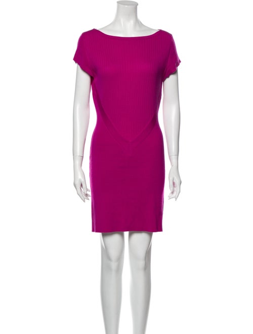 Victor Glemaud Wool Mini Dress Wool