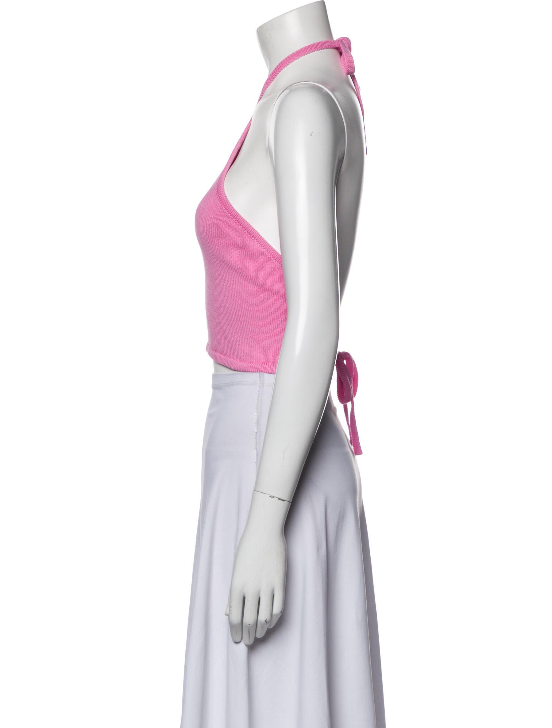 Victor Glemaud Halterneck Sleeveless Crop Top w/ Tags