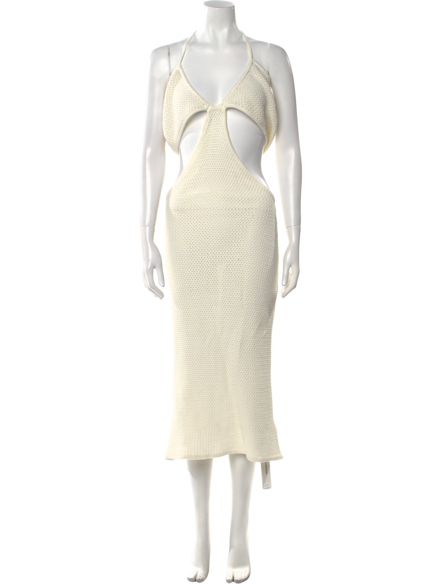 Victor Glemaud Halterneck Midi Length Dress w/ Tags
