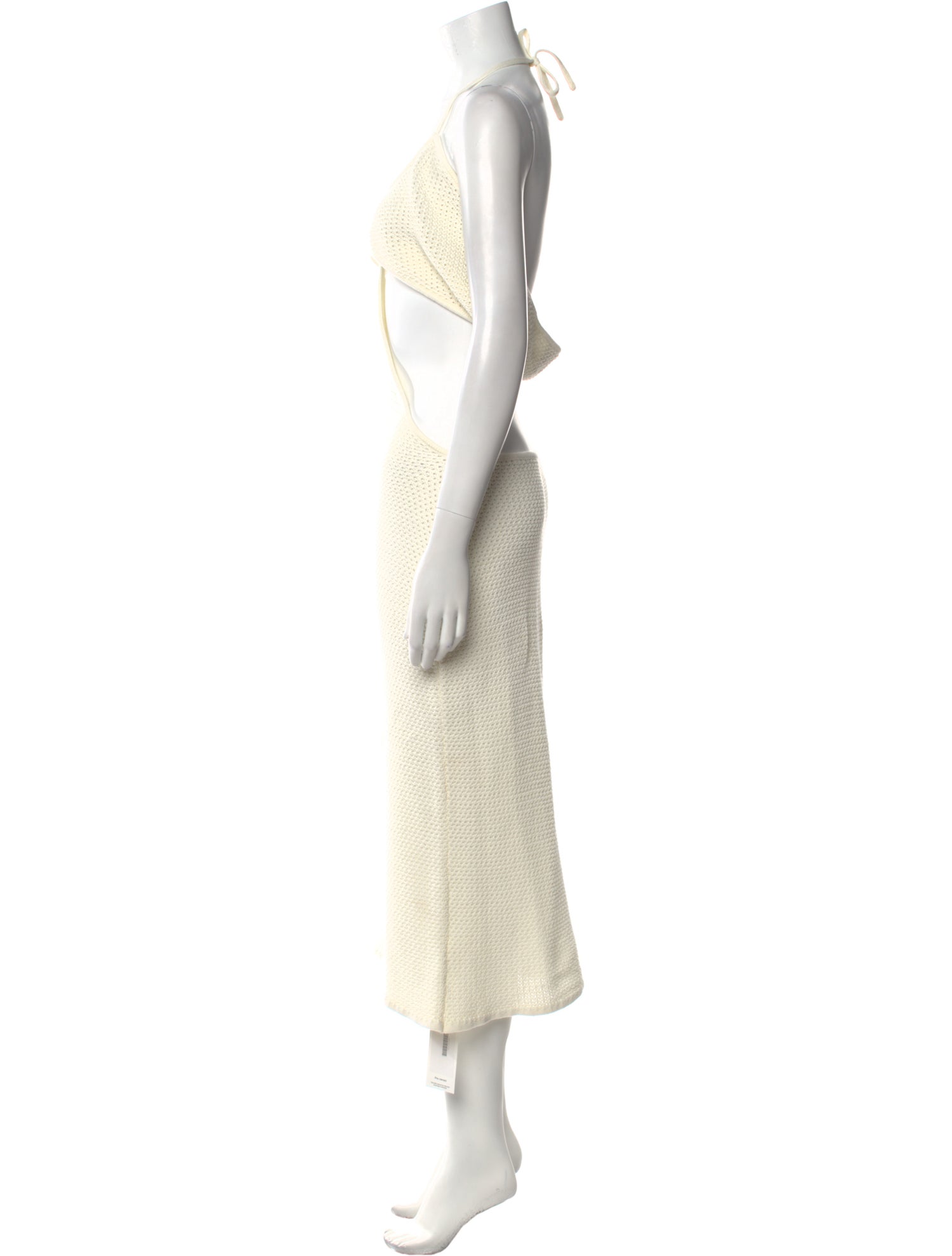 Victor Glemaud Halterneck Midi Length Dress w/ Tags