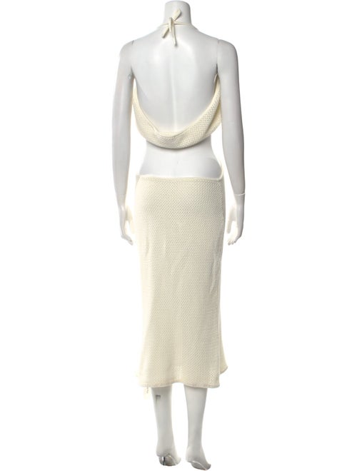 Victor Glemaud Halterneck Midi Length Dress w/ Tags