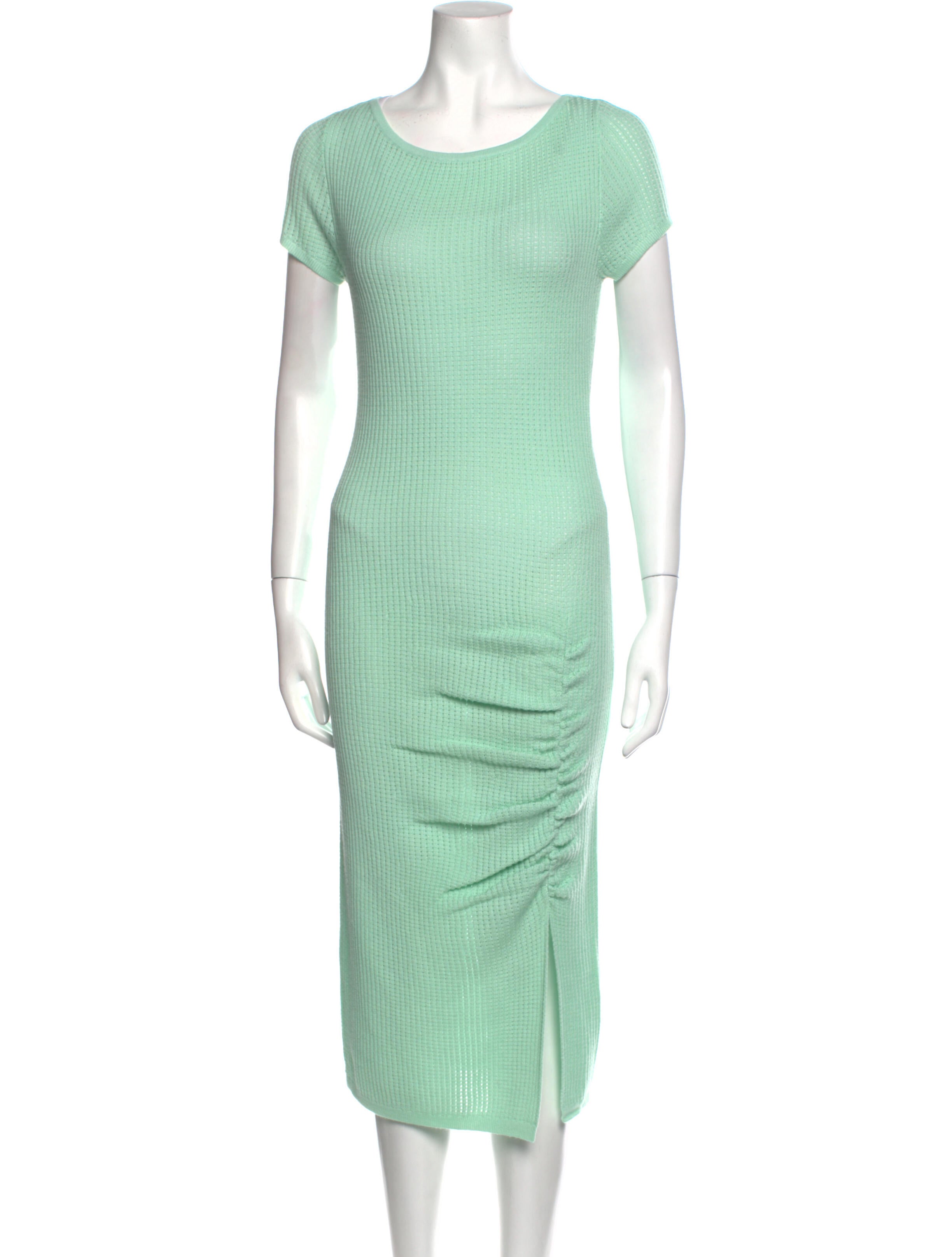 Victor Glemaud Bateau Neckline Midi Length Dress