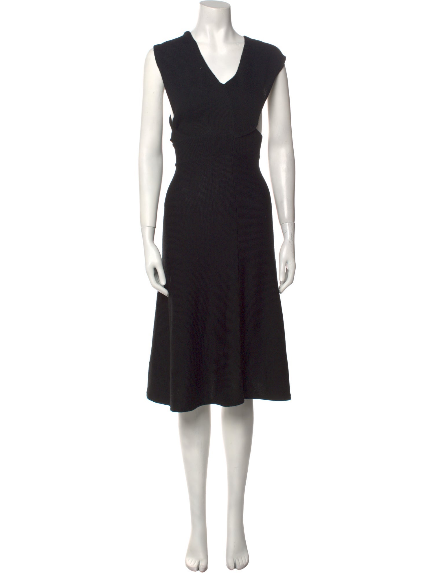 Victor Glemaud Wool Midi Length Dress