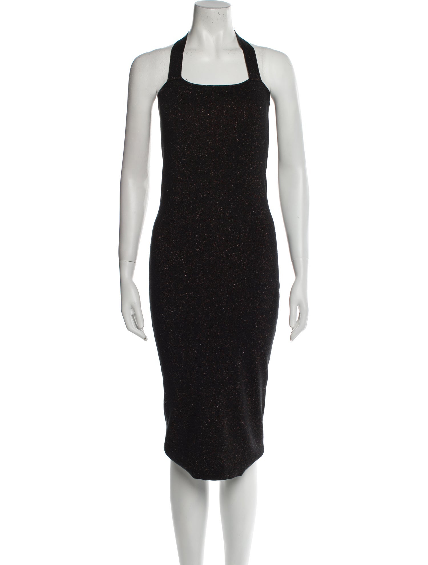 Victor Glemaud Halterneck Midi Length Dress