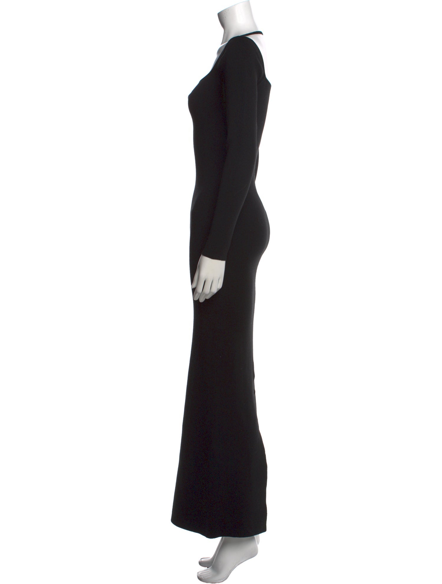 Victor Glemaud Wool Long Dress