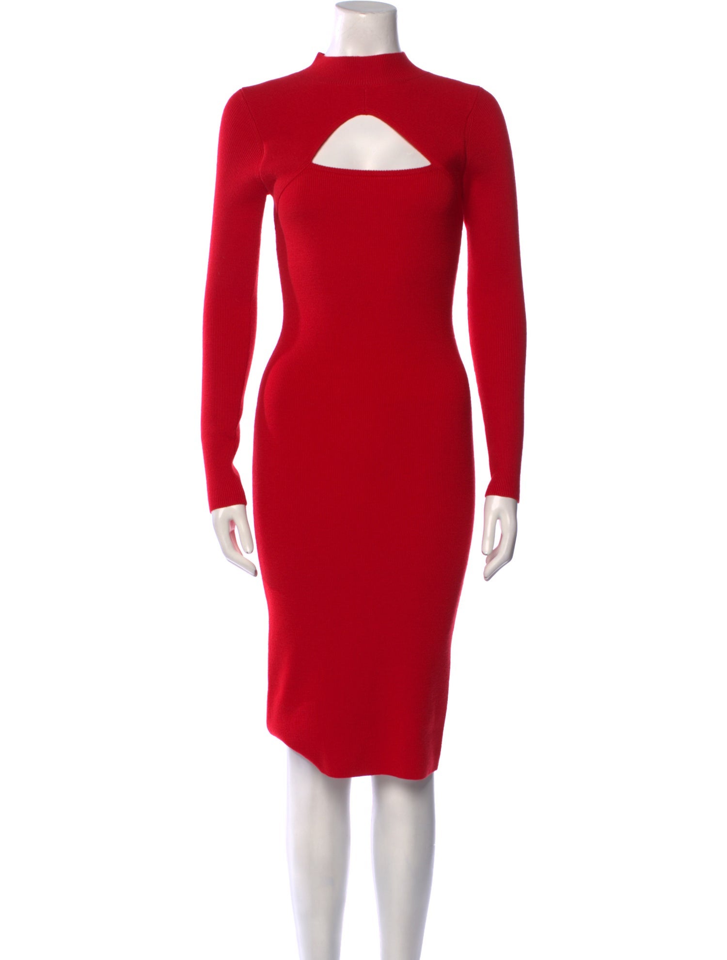Victor Glemaud Wool Midi Length Dress
