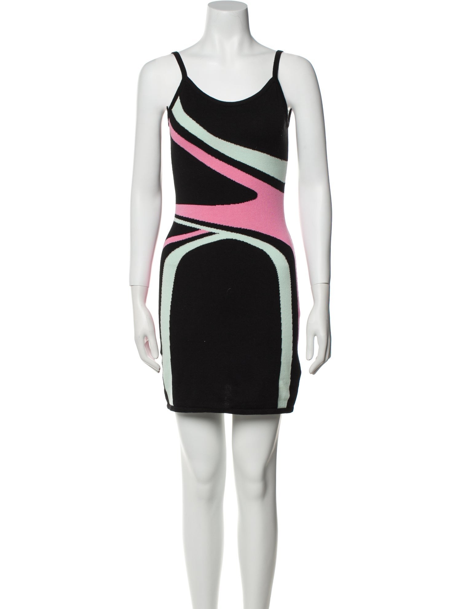 Victor Glemaud Printed Mini Dress