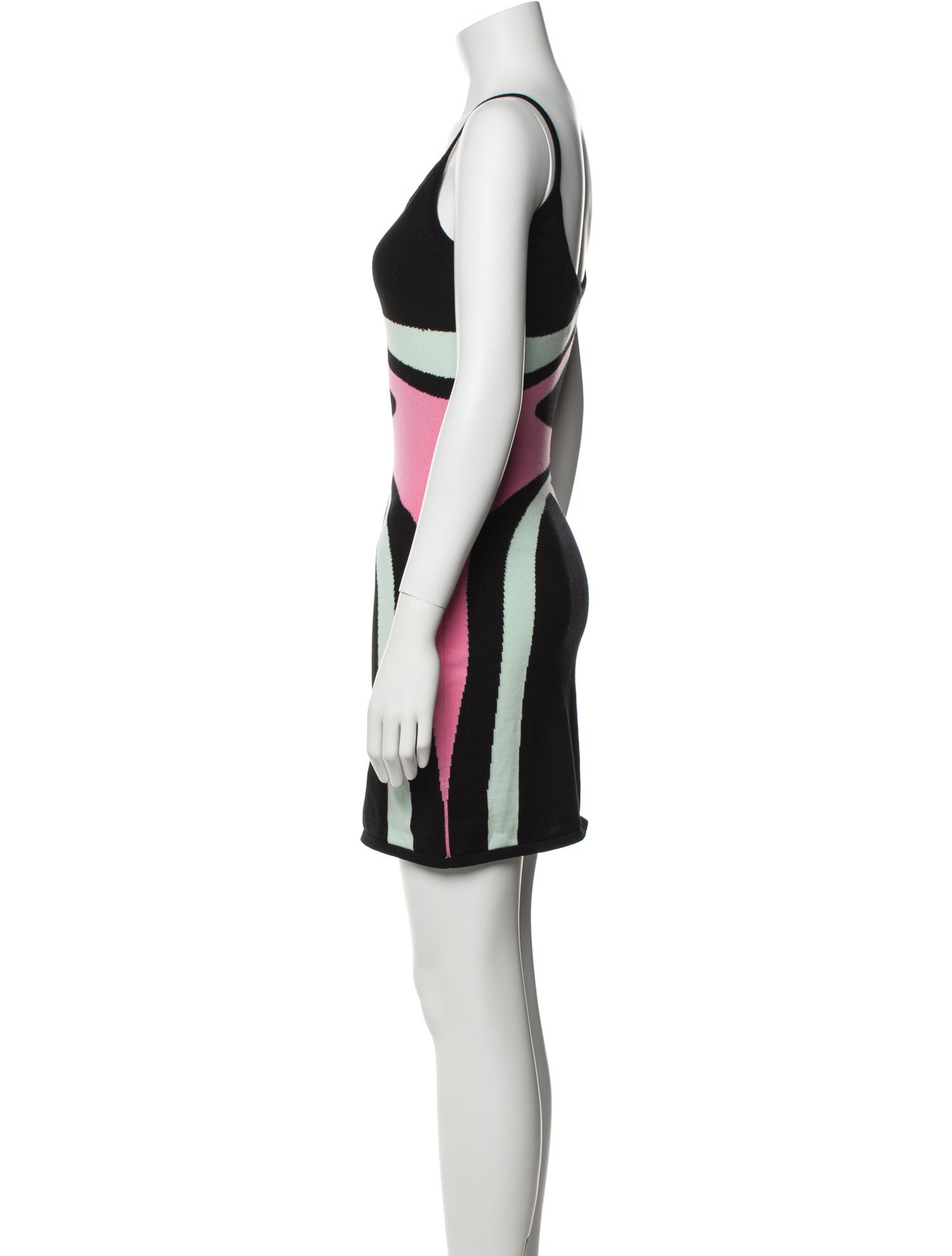 Victor Glemaud Printed Mini Dress