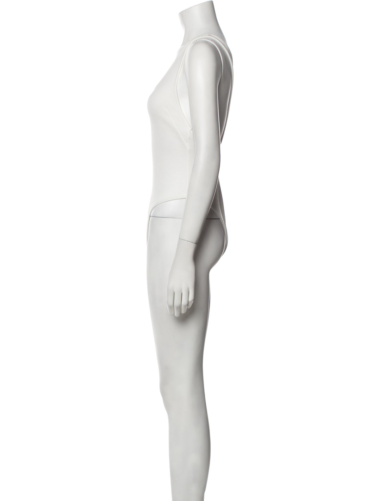 Victor Glemaud Scoop Neck Sleeveless Bodysuit