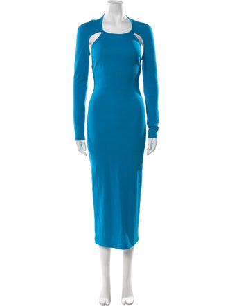 Victor Glemaud Square Neckline Long Dress