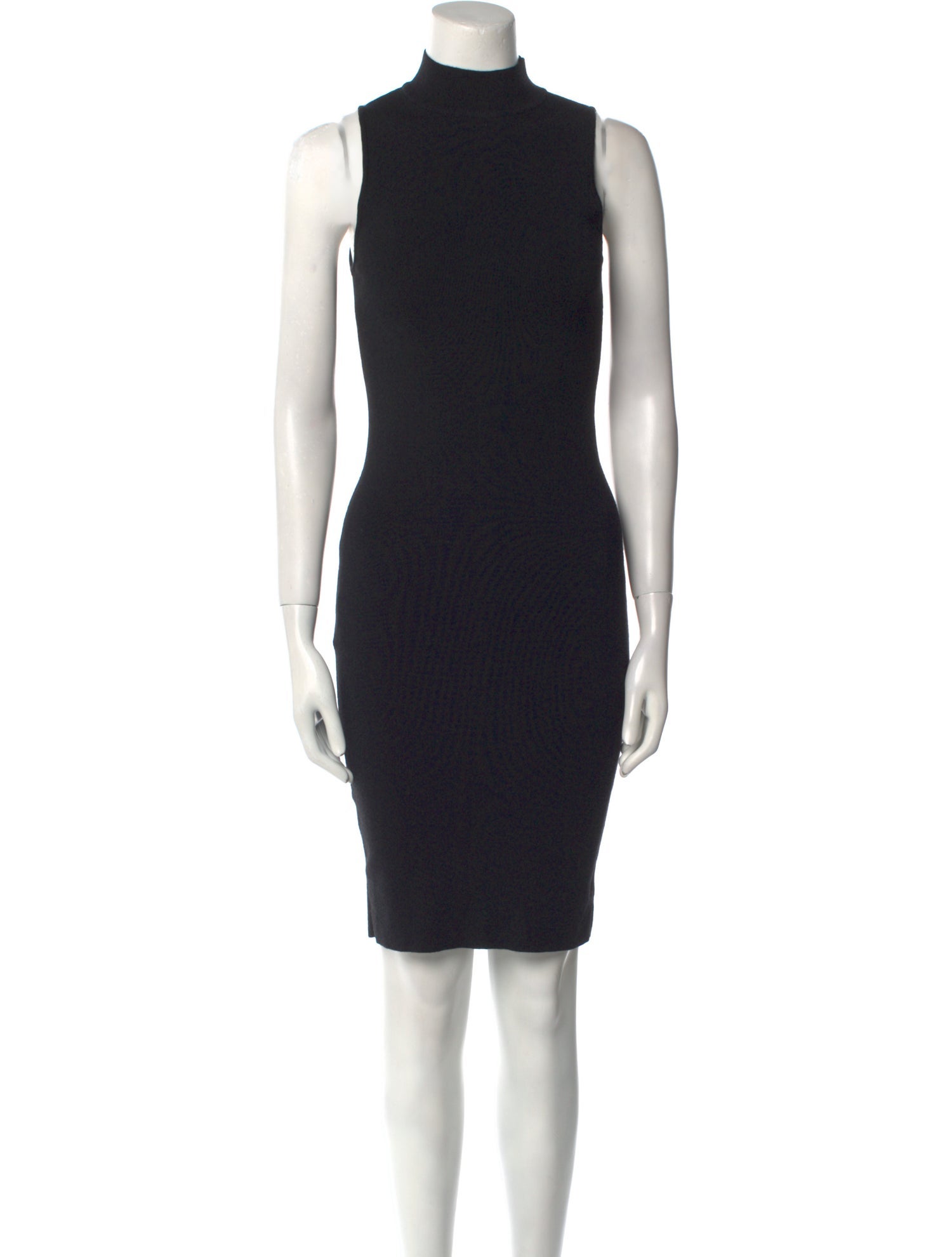Victor Glemaud Mock Neck Knee-Length Dress