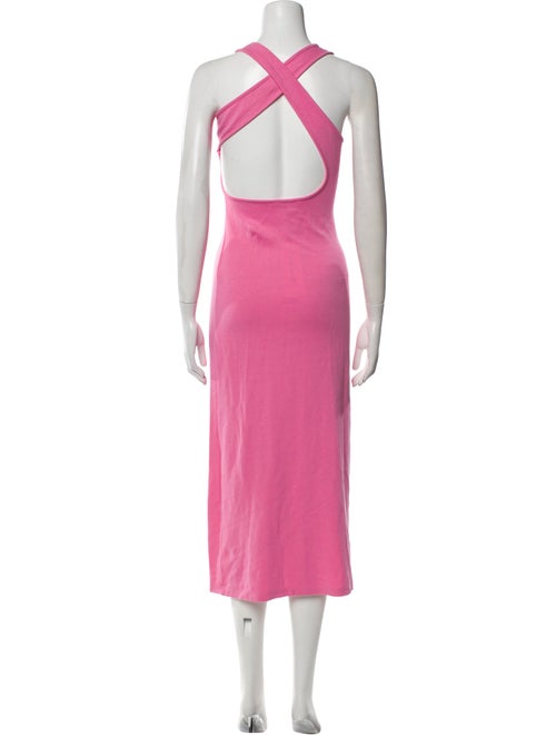 Victor Glemaud Scoop Neck Long Dress