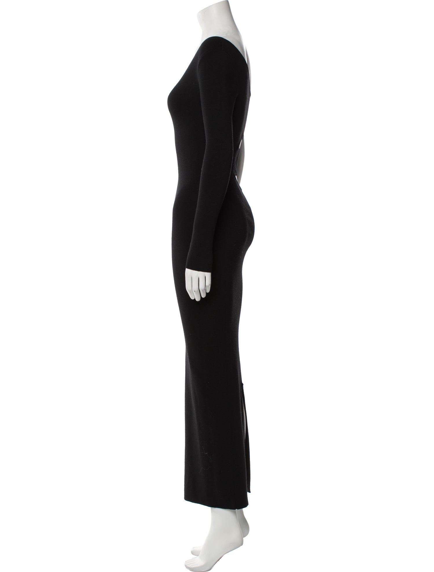 Victor Glemaud Wool Long Dress