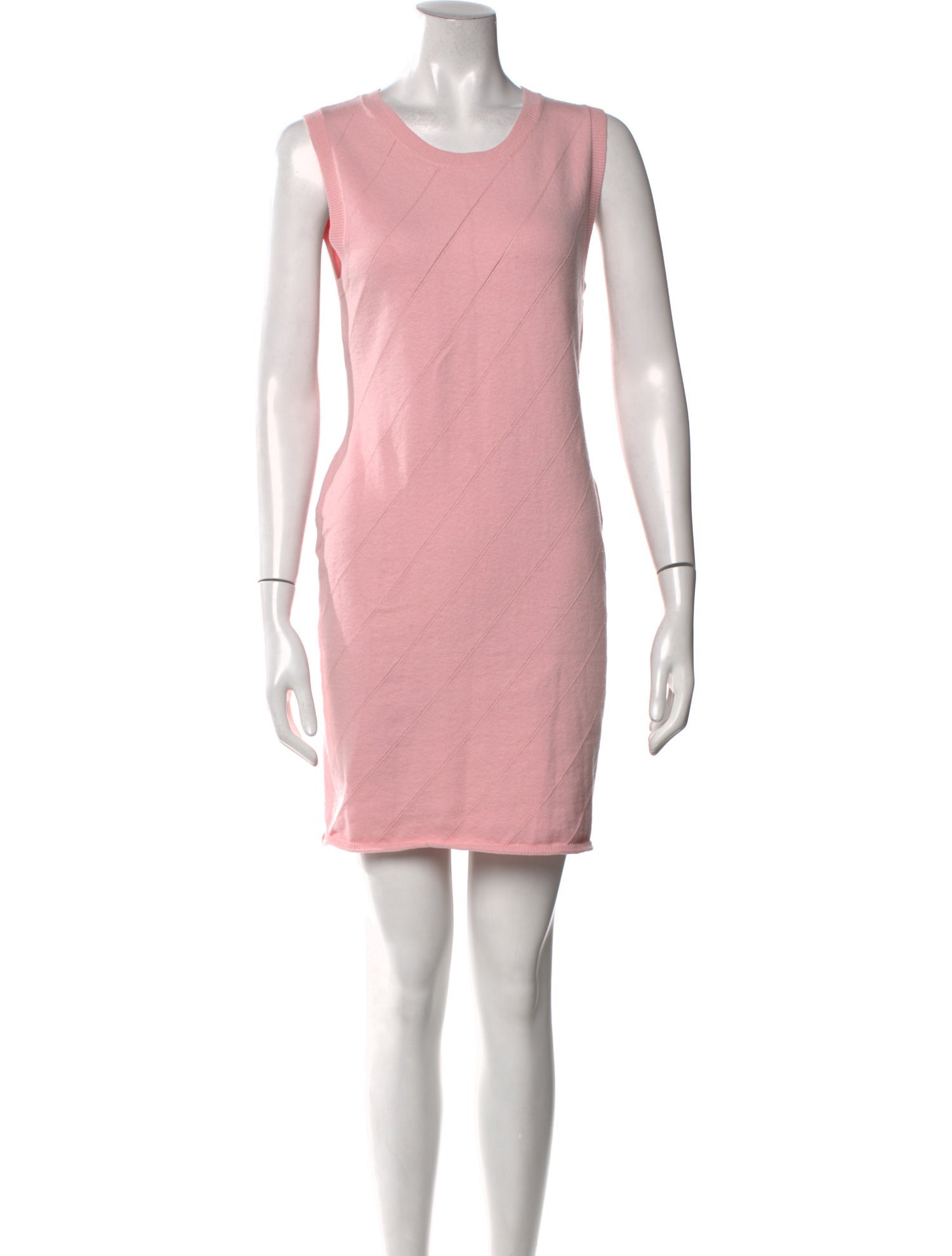 Victor Glemaud Scoop Neck Mini Dress