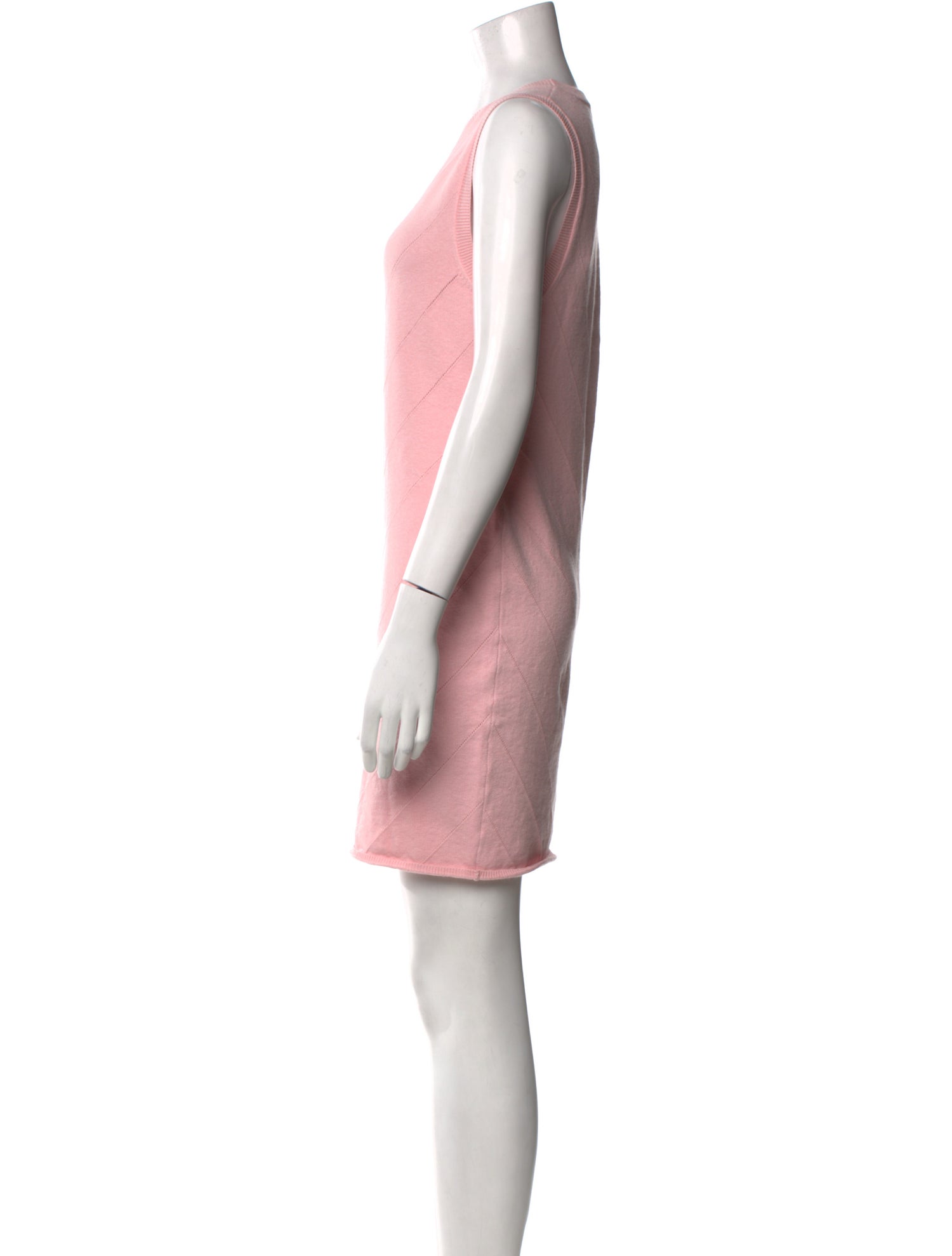 Victor Glemaud Scoop Neck Mini Dress