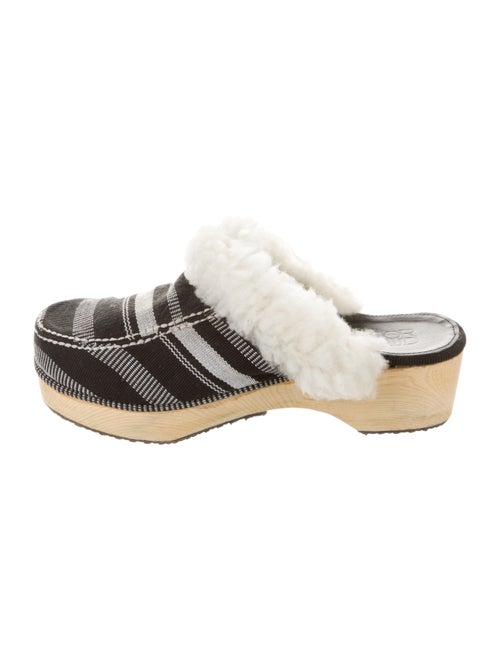 Victor Glemaud Canvas Striped Mules