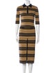 Victor Glemaud Striped Skirt Set