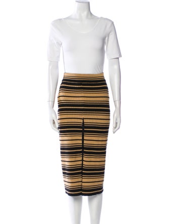 Victor Glemaud Striped Skirt Set