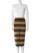 Victor Glemaud Striped Skirt Set
