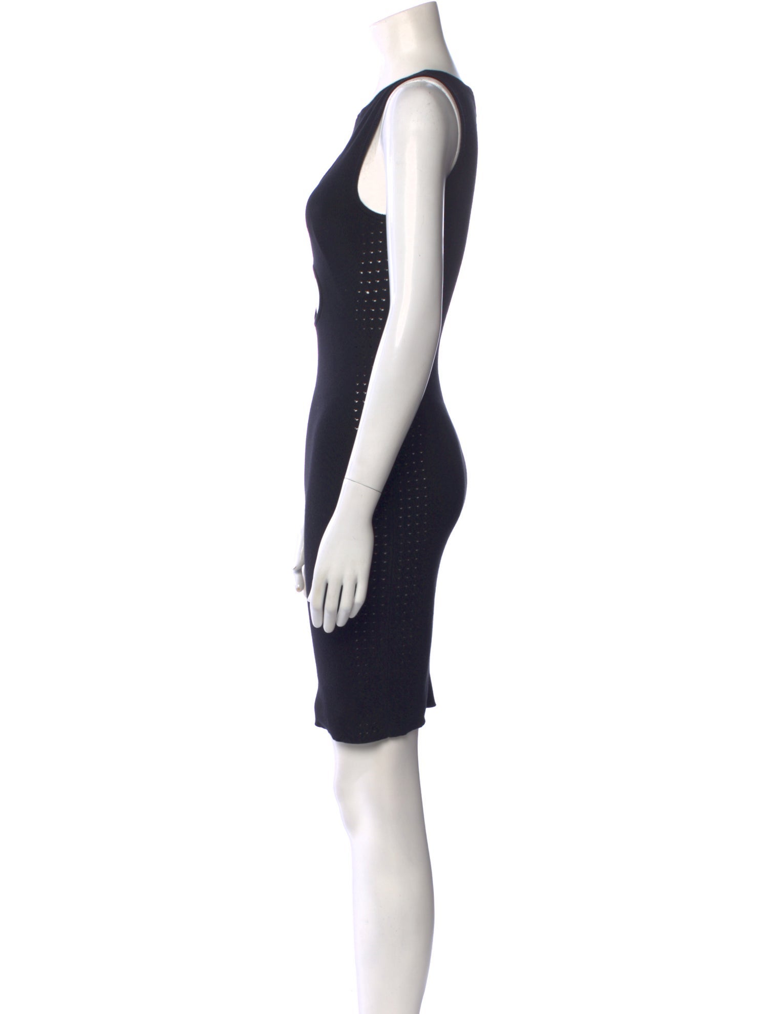 Victor Glemaud Scoop Neck Mini Dress