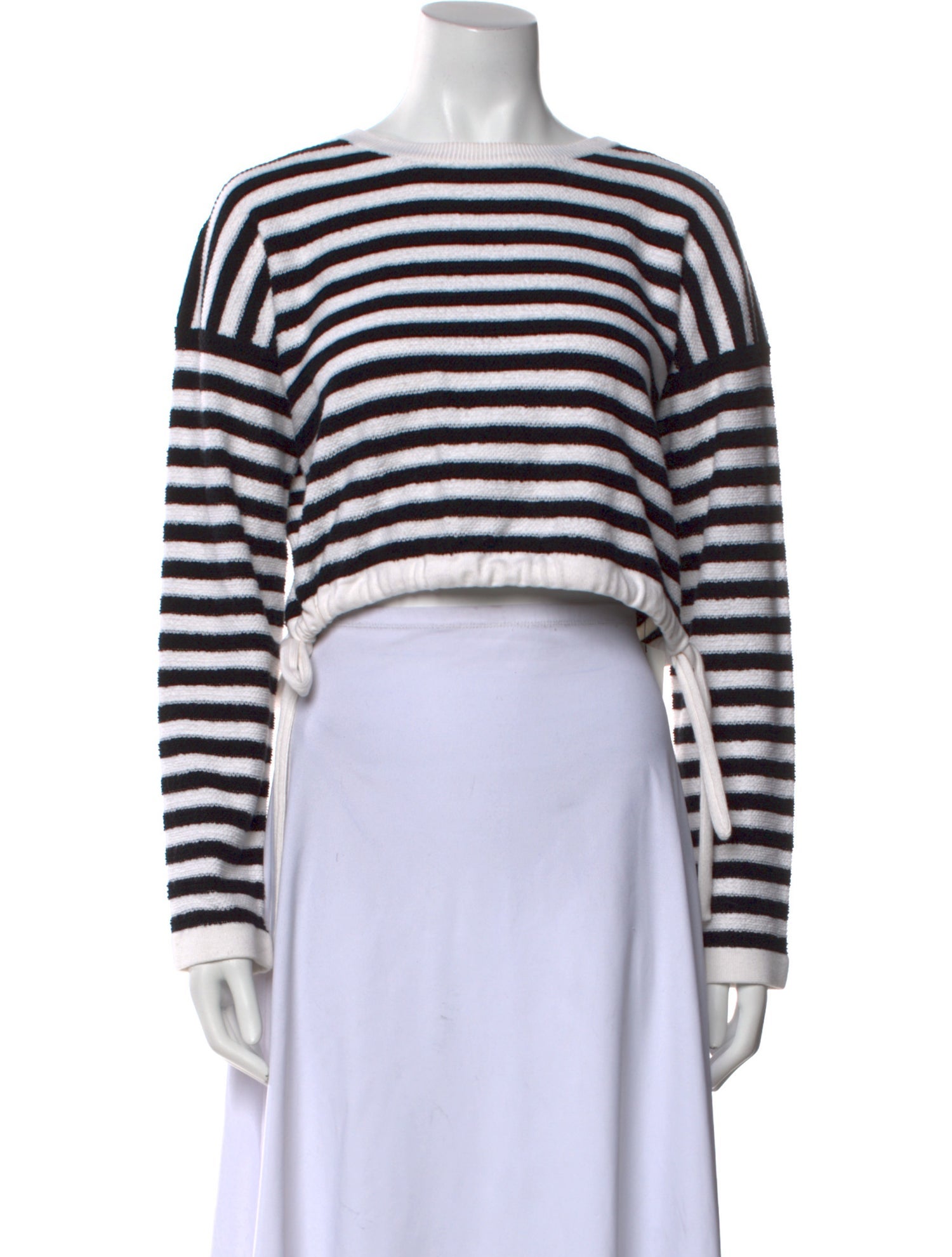 Victor Glemaud Striped Crew Neck Sweater