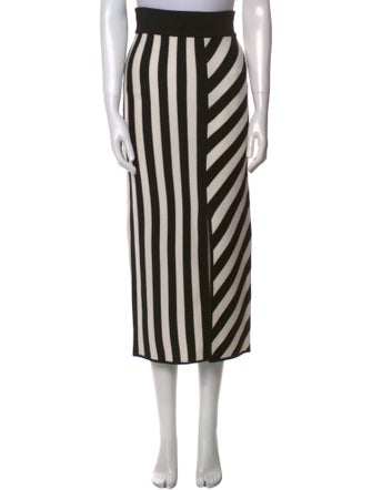 Victor Glemaud Wool Midi Length Skirt